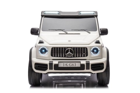 LEAN CARS Auto Na Akumulator Mercedes G63 XXL Biały 4x4