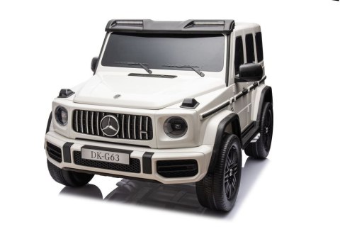 LEAN CARS Auto Na Akumulator Mercedes G63 XXL Biały 4x4