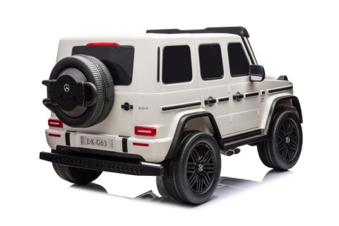 LEAN CARS Auto Na Akumulator Mercedes G63 XXL Biały 4x4