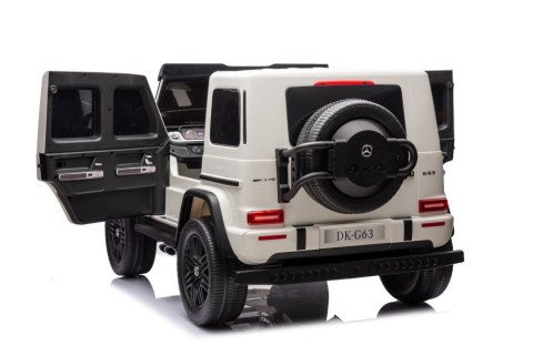 LEAN CARS Auto Na Akumulator Mercedes G63 XXL Biały 4x4
