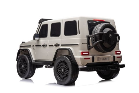 LEAN CARS Auto Na Akumulator Mercedes G63 XXL Biały 4x4