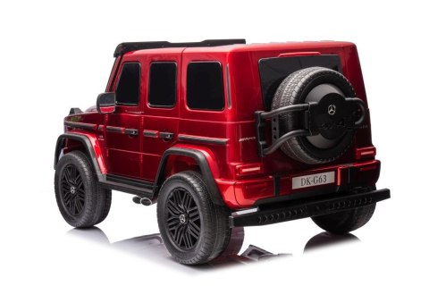 LEAN CARS Auto Na Akumulator Mercedes G63 XXL Czerwony 24V