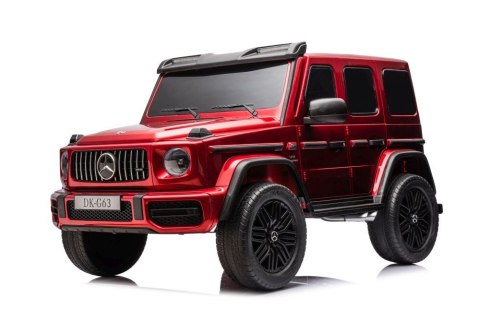 LEAN CARS Auto Na Akumulator Mercedes G63 XXL Czerwony 24V