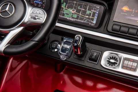 LEAN CARS Auto Na Akumulator Mercedes G63 XXL Czerwony 24V