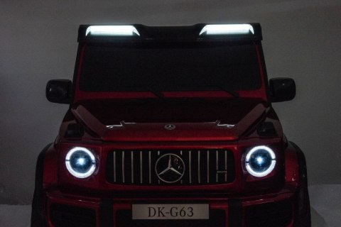 LEAN CARS Auto Na Akumulator Mercedes G63 XXL Czerwony 24V