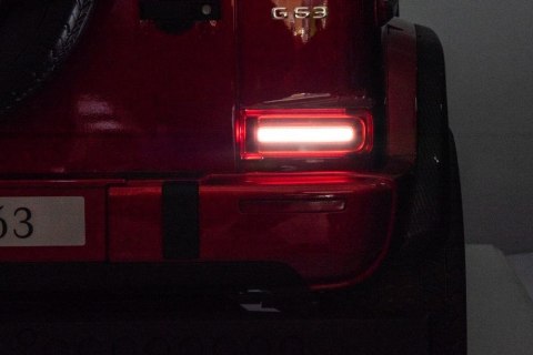 LEAN CARS Auto Na Akumulator Mercedes G63 XXL Czerwony 24V