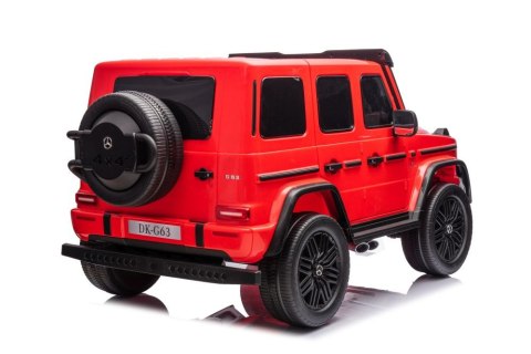 LEAN CARS Auto Na Akumulator Mercedes G63 XXL Czerwony 4x4