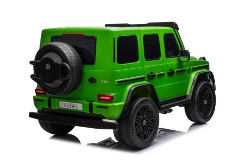 LEAN CARS Auto Na Akumulator Mercedes G63 XXL Zielony Lakierowany 4x4