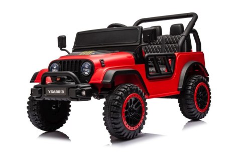 LEAN CARS Auto Na kumulator A8813 24V Czerwony