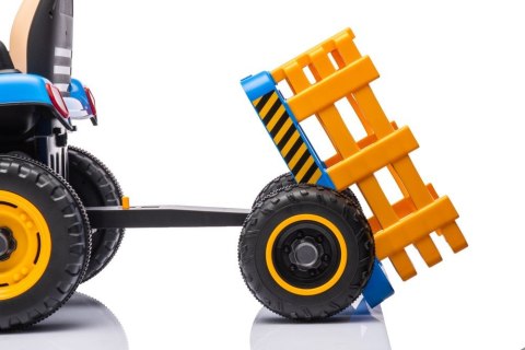 LEAN CARS Traktor Na Akumulator BBH-030 Niebieski