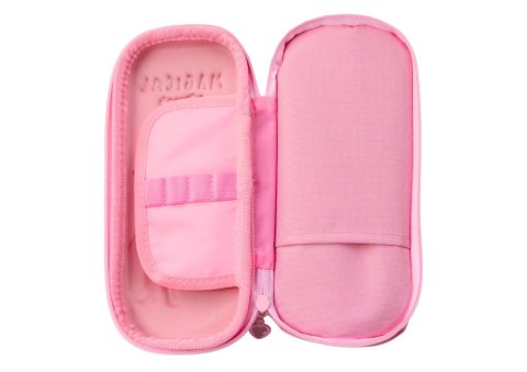 LEAN Piórnik Różowy Z Jednorożcem 3D Dwukomorowy 24 cm x 11 cm x 7 cm