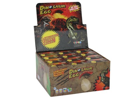 LEAN TOYS Jajo Dinozaura Wykluwający Się Rosnący Do Wody 6cm