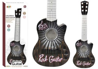 LEAN Toys Gitara Zabawkowa Elektryczna Światła Dźwięki Kostka