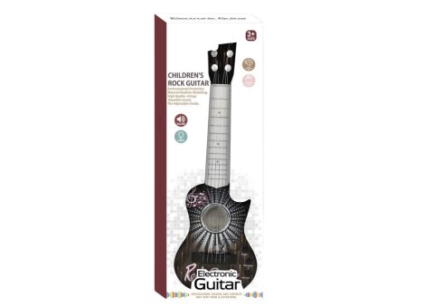 LEAN Toys Gitara Zabawkowa Elektryczna Światła Dźwięki Kostka