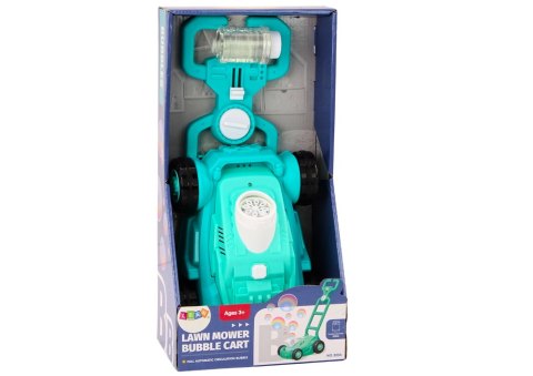 LEAN Toys Maszyna Do Baniek Mydlanych Kosiarka Jeździk z Rączką Zielony