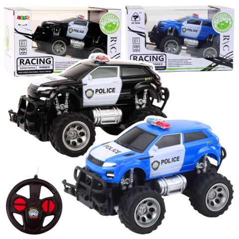 LEAN Toys Policyjne Autko Terenowe RC 1:24 Zdalnie Sterowane