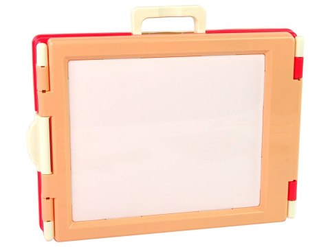 LEAN Toys Tablica 3w1 Wielofunkcyjna Dwustronna Stolik Do Gier Chińczyk