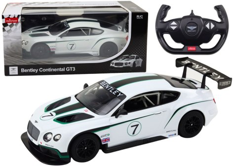 Rastar Auto Sportowe RC 1:14 Bentley Continental GT3 Biały