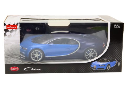 Rastar Samochód Zdalnie Sterowany RC 1:14 Bugatti Veyron Chiron Niebieski