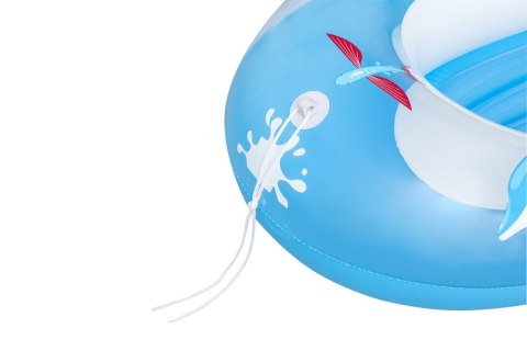 Bestway Dmuchana Łódka Niebieska Delfin 102 x 69 cm Bestway 34037