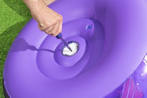 Bestway Dmuchany Fotel Kosmos LED 72 x 72 x 64 Bestway 75122 Fioletowy