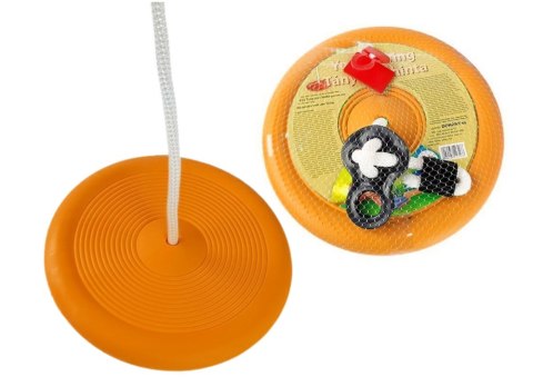 Dorex Huśtawka Okrągła Talerz Ogrodowa Dla Dzieci 423 Pomarańczowa