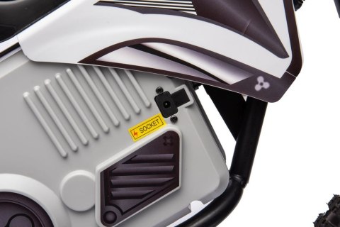 LEAN CARS Motor Crossowy Na Akumulator A9901 Biały 36V