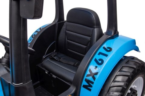 LEAN CARS Traktor Na Akumulator A011 24V Niebieski