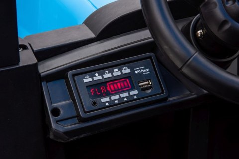 LEAN CARS Traktor Na Akumulator A011 24V Niebieski