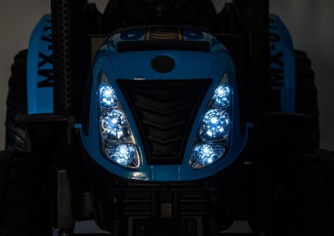 LEAN CARS Traktor Na Akumulator A011 24V Niebieski