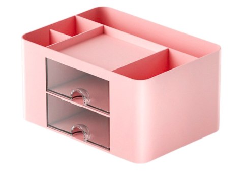 LEAN Organizer Do Przechowywania Na Biurko Szufladki Różowy
