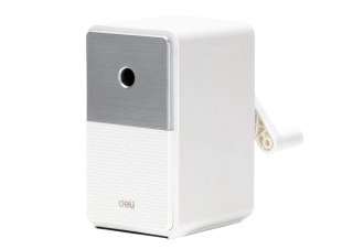 LEAN Strugaczka Na Korbkę Z Pojemnikiem Regulacja Ostrza Biała