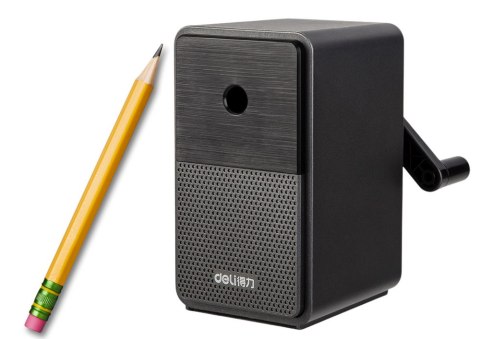 LEAN Strugaczka Na Korbkę Z Pojemnikiem Regulacja Ostrza Czarna