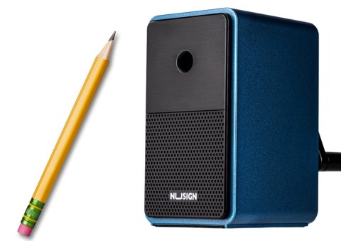 LEAN Strugaczka Na Korbkę Z Pojemnikiem Regulacja Ostrza Niebieska