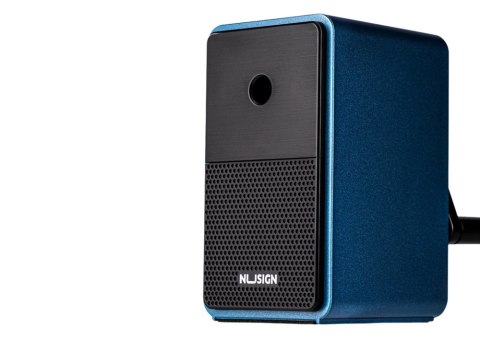 LEAN Strugaczka Na Korbkę Z Pojemnikiem Regulacja Ostrza Niebieska