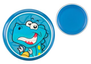 LEAN TOYS Dysk Latający Frisbee z Dinozaurem Niebieski 20 Cm