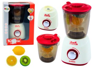 LEAN Toys Bledner Dla Dzieci Obraca Się Światła Dźwięk Owoce 3 Szt