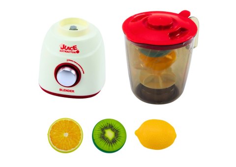 LEAN Toys Bledner Dla Dzieci Obraca Się Światła Dźwięk Owoce 3 Szt