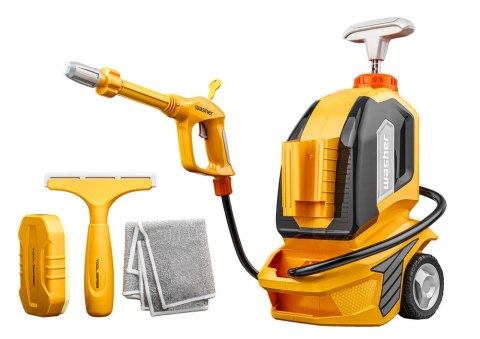 LEAN Toys Myjka Ciśnieniowa Dla Dzieci Ściereczka Gąbka Ściągaczka