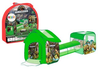 LEAN Toys Plac Zabaw Dla Dzieci 3w1 Namiot Iglo Basen Dinozaury