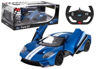 Rastar Auto RC Model Zdalnie Sterowany Ford GT 1:14 Otwierane Drzwi Niebieski