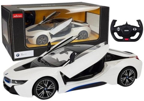 Rastar Auto R/C Sportowe Zdalnie Sterowane BMW i8 Rastar 1:14 Biały