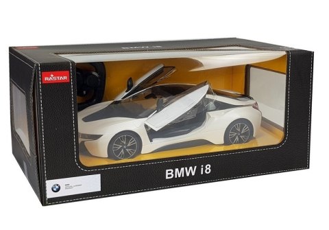 Rastar Auto R/C Sportowe Zdalnie Sterowane BMW i8 Rastar 1:14 Biały