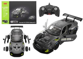 Rastar Klocki Konstrukcyjne Auto RC Rastar 1:18 Porsche 911 GT2 Szare 68 Elementów