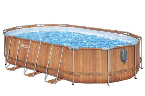 Bestway Basen Ogrodowy Stelażowy Bestway 56719 Power Steel 610 x 366 x 122 cm