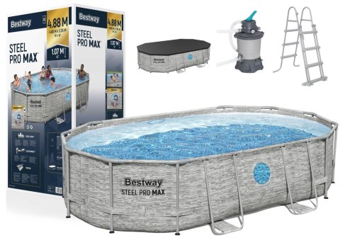 Bestway Basen Stelażowy 427 x 250 x 100 cm Bestway 56946