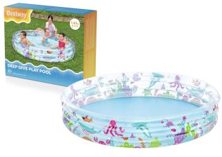 Bestway Dmuchany Basen Morski Świat 183 x 33 cm Bestway 51005