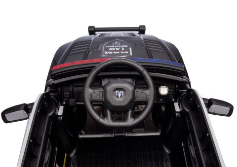 LEAN CARS Auto Na Akumulator ZB618P Dodge Ram Policyjny Czarny