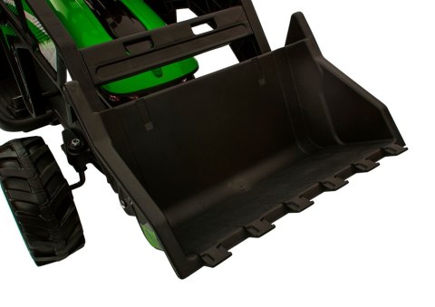 LEAN CARS Koparka Z Naczepą Na Akumulator SX2068 Zielona
