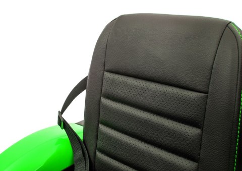 LEAN CARS Koparka Z Naczepą Na Akumulator SX2068 Zielona